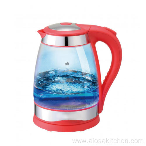 1.8L Cordless Fast Boil high Borosilicate Glass Kettle